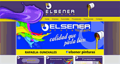 Desktop Screenshot of elsenerpinturas.com